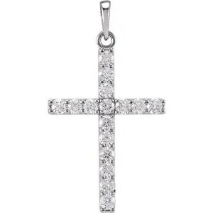Platinum 34 CTW Diamond Cross Pendant R4230860004PSTWBC WB Choice Jewelry Necklaces Platinum 34 CTW Diamond Cross Pendant R4230860004PSTWBC WB Choice Jewelry Necklaces