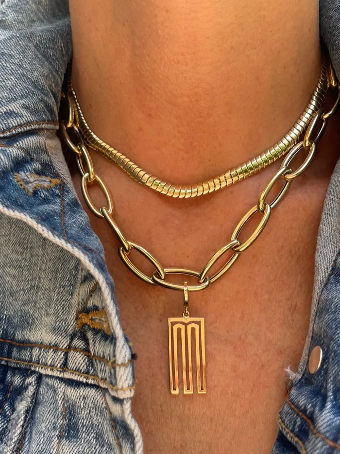Pre Order Thin Cobra Necklace Shylee Rose Jewelry Necklaces