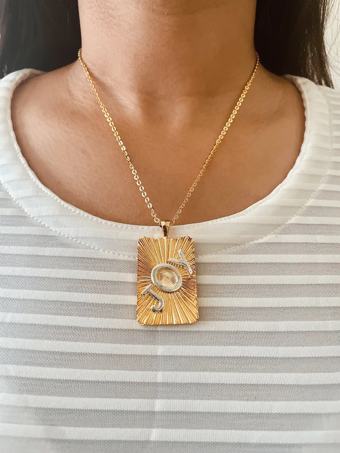 PRERTO ECOMMERCE PRIVATE LIMITED Manifesting Joy Charm Necklace Necklaces