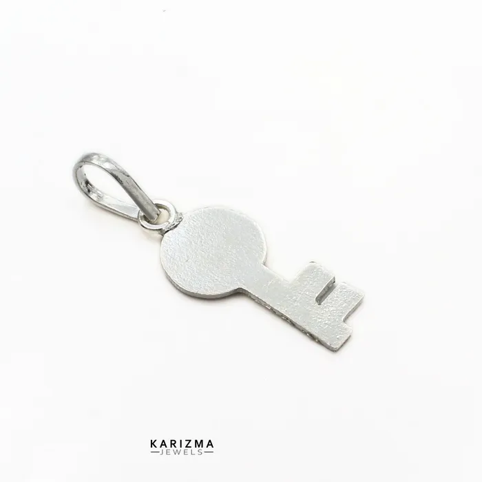 Pure Silver KEY Chaabi Pendant for Luck and Astrology use Karizma Jewels Necklaces