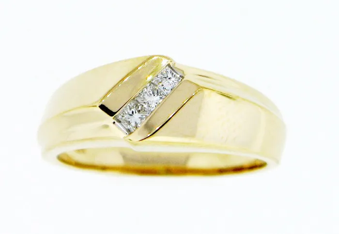 Rings FULLERS PURCHASE FROM PUBLIC 14K 33CTTW DIAMOND MENS RING
