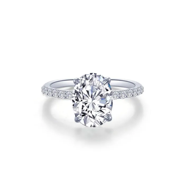 Rings Lafonn Oval Solitaire Engagement Ring