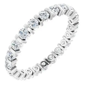 Rings WB Choice Jewelry 14K White 1 18 CTW Diamond Eternity Band 12360160178PSTWBC Rings WB Choice Jewelry 14K White 1 18 CTW Diamond Eternity Band 12360160178PSTWBC