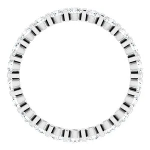 Rings WB Choice Jewelry 14K White 1 18 CTW Diamond Eternity Band 12360160178PSTWBC Rings WB Choice Jewelry 14K White 1 18 CTW Diamond Eternity Band 12360160178PSTWBC