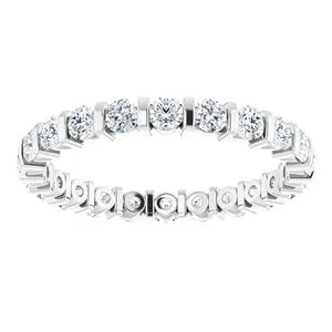 Rings WB Choice Jewelry 14K White 1 18 CTW Diamond Eternity Band 12360160178PSTWBC Rings WB Choice Jewelry 14K White 1 18 CTW Diamond Eternity Band 12360160178PSTWBC