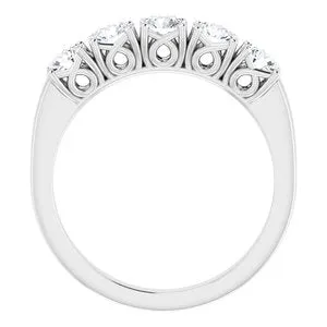 Rings WB Choice Jewelry 14K White 1 CTW Diamond Anniversary Band12285960003PSTWBC Rings WB Choice Jewelry 14K White 1 CTW Diamond Anniversary Band12285960003PSTWBC