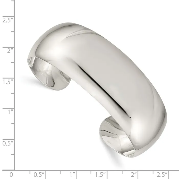 Rings WB Choice Jewelry Sterling Silver 21mm Cuff BangleWBCQB317 Rings WB Choice Jewelry Sterling Silver 21mm Cuff BangleWBCQB317