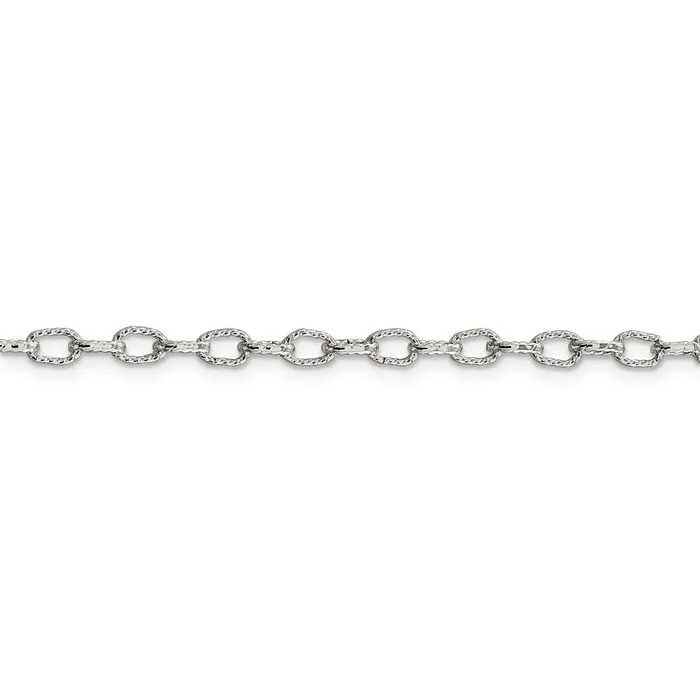 Rings WB Choice Jewelry Sterling Silver 375mm Fancy Patterned Rolo ChainWBCQFC5922 Rings WB Choice Jewelry Sterling Silver 375mm Fancy Patterned Rolo ChainWBCQFC5922
