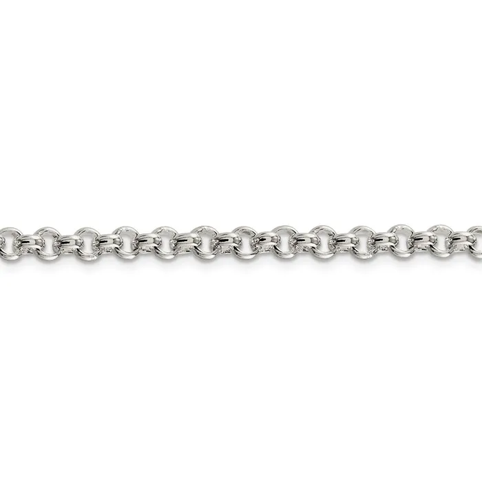 Rings WB Choice Jewelry Sterling Silver 5mm Rolo ChainWBCQFC624 Rings WB Choice Jewelry Sterling Silver 5mm Rolo ChainWBCQFC624