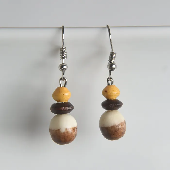 Round Bone Paper Earrings Project Have Hope Earrings