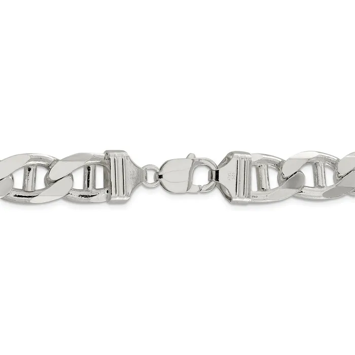 Sterling Silver 135mm Flat Cuban Anchor ChainWBCQFAN35026 WB Choice Jewelry Rings Sterling Silver 135mm Flat Cuban Anchor ChainWBCQFAN35026 WB Choice Jewelry Rings