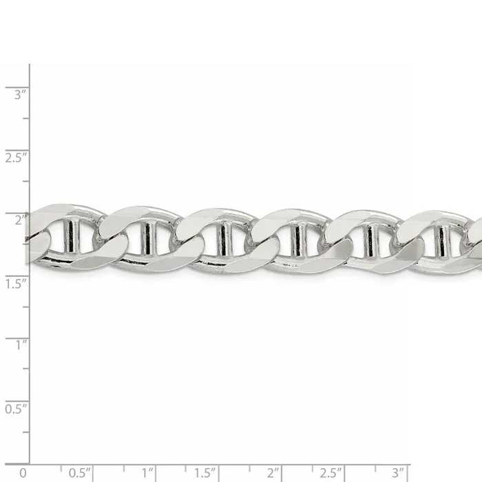 Sterling Silver 135mm Flat Cuban Anchor ChainWBCQFAN35026 WB Choice Jewelry Rings Sterling Silver 135mm Flat Cuban Anchor ChainWBCQFAN35026 WB Choice Jewelry Rings