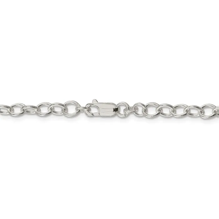 Sterling Silver 53mm Oval Cable ChainWBCQFC9526 WB Choice Jewelry Rings Sterling Silver 53mm Oval Cable ChainWBCQFC9526 WB Choice Jewelry Rings