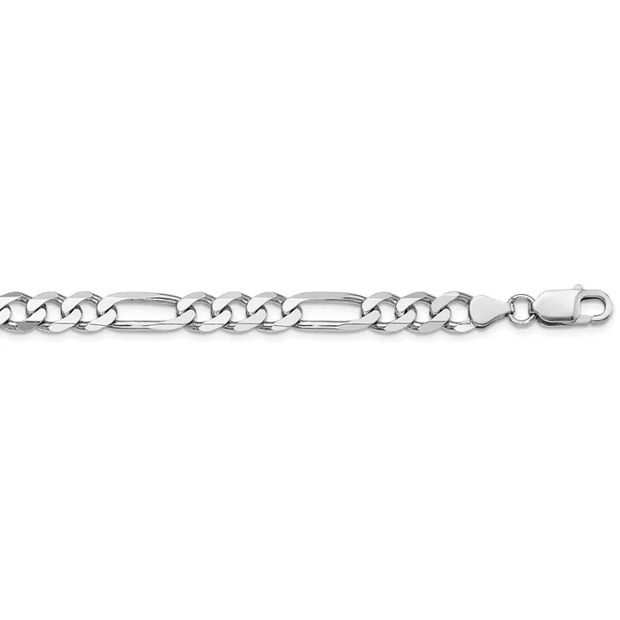 Sterling Silver Rhodiumplated 75mm Figaro ChainWBCQFG200R22 WB Choice Jewelry Rings Sterling Silver Rhodiumplated 75mm Figaro ChainWBCQFG200R22 WB Choice Jewelry Rings