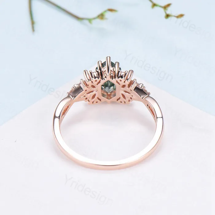 Unique Crown Opal Wedding Band 14K Yellow Gold Art Deco White Opal Stacking Wedding Ring October Birthstone Stacking Band Anniversary gift PENFINE Rings Unique Crown Opal Wedding Band 14K Yellow Gold Art Deco White Opal Stacking Wedding Ring October Birthstone Stacking Band Anniversary gift PENFINE Rings