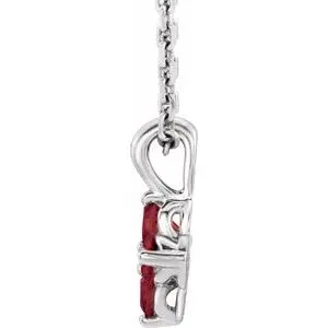 WB Choice Jewelry 14K White Youth Ruby 1618 Necklace86694724PSTWBC Necklaces WB Choice Jewelry 14K White Youth Ruby 1618 Necklace86694724PSTWBC Necklaces