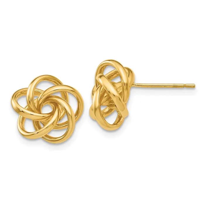 WB Choice Jewelry Earrings 14k Love Knot EarringsWBCH442