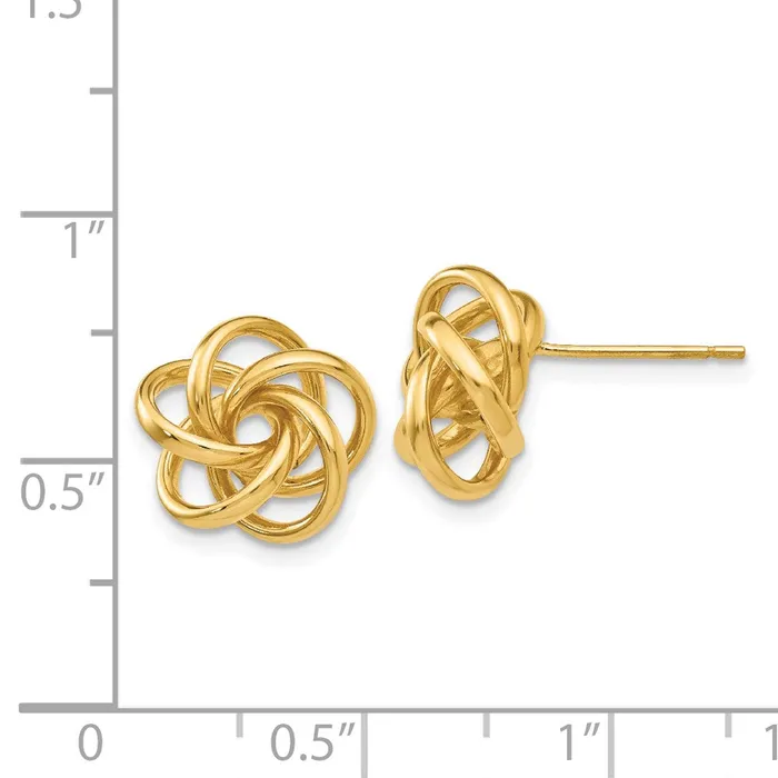 WB Choice Jewelry Earrings 14k Love Knot EarringsWBCH442 WB Choice Jewelry Earrings 14k Love Knot EarringsWBCH442