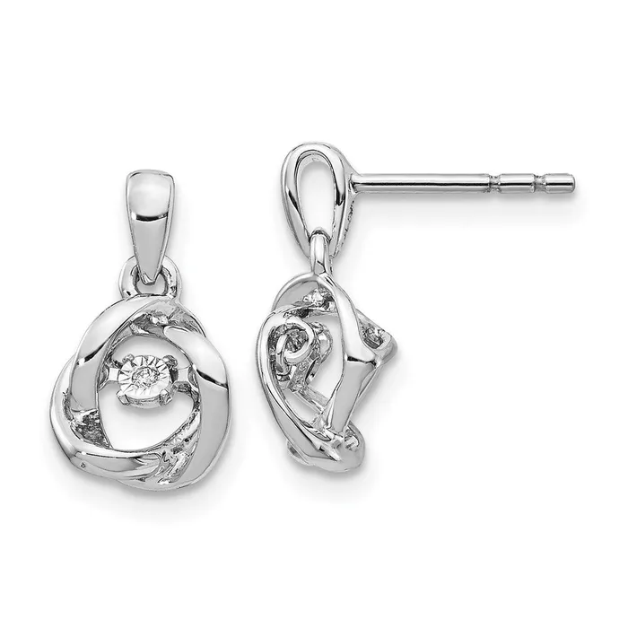 WB Choice Jewelry Earrings 14k White Gold Fancy Moving Diamond EarringsWBCEM5488001WA WB Choice Jewelry Earrings 14k White Gold Fancy Moving Diamond EarringsWBCEM5488001WA