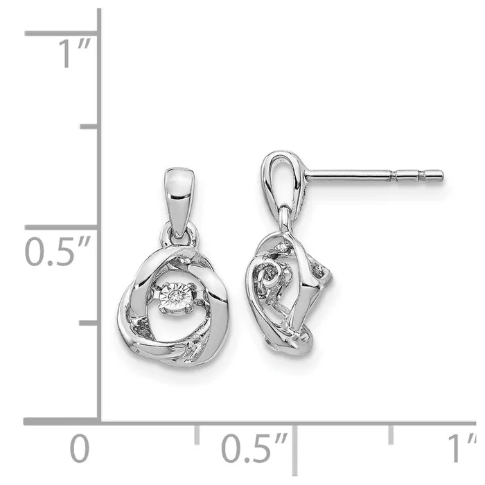 WB Choice Jewelry Earrings 14k White Gold Fancy Moving Diamond EarringsWBCEM5488001WA WB Choice Jewelry Earrings 14k White Gold Fancy Moving Diamond EarringsWBCEM5488001WA