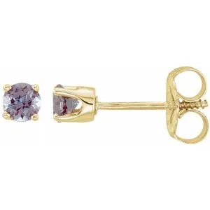 WB Choice Jewelry Earrings 14K Yellow 3 mm Round Alexandrite Youth Birthstone Earrings65164370066PSTWBC WB Choice Jewelry Earrings 14K Yellow 3 mm Round Alexandrite Youth Birthstone Earrings65164370066PSTWBC
