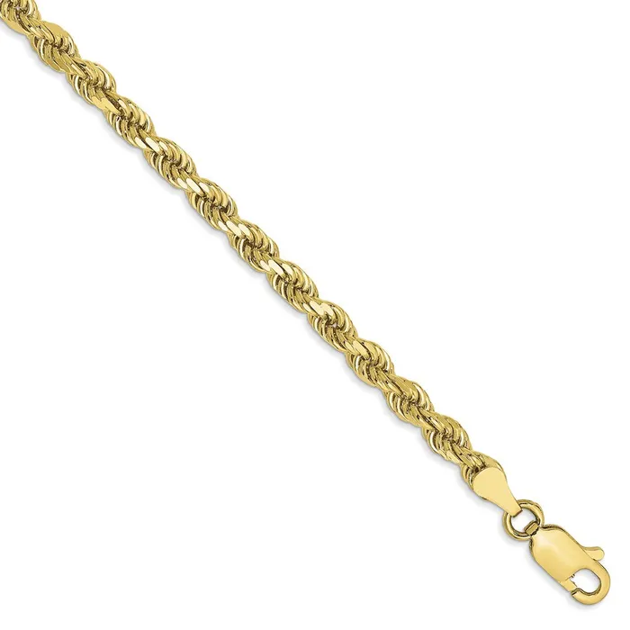 WB Choice Jewelry Necklaces 10k 35mm Diamondcut Rope ChainWBC10K0257