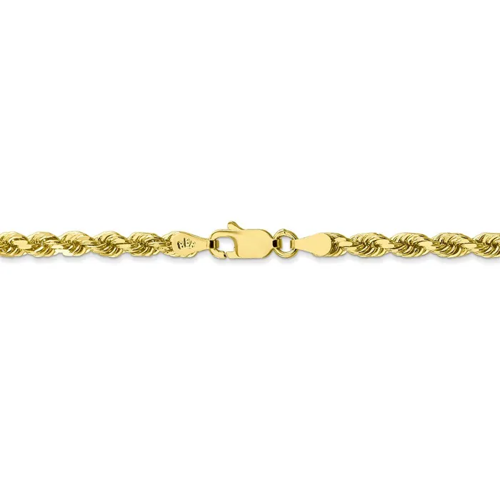 WB Choice Jewelry Necklaces 10k 35mm Diamondcut Rope ChainWBC10K0257 WB Choice Jewelry Necklaces 10k 35mm Diamondcut Rope ChainWBC10K0257