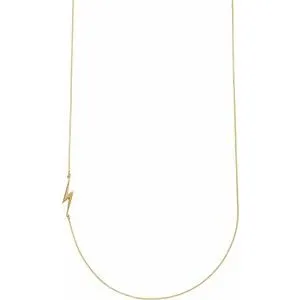WB Choice Jewelry Necklaces 14K Yellow Lightning Bolt 16 Necklace 86868601PSTWBC WB Choice Jewelry Necklaces 14K Yellow Lightning Bolt 16 Necklace 86868601PSTWBC