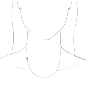 WB Choice Jewelry Necklaces 14K Yellow Lightning Bolt 16 Necklace 86868601PSTWBC WB Choice Jewelry Necklaces 14K Yellow Lightning Bolt 16 Necklace 86868601PSTWBC