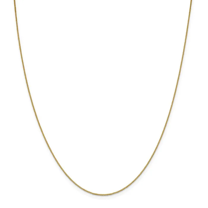WB Choice Jewelry Necklaces 18K Leslies 7mm Box ChainWBC18LP1824