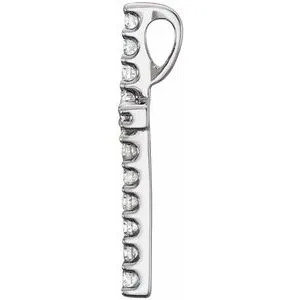 WB Choice Jewelry Necklaces Platinum 16 CTW Petite Diamond Cross PendantR42157D100005PSTWBC