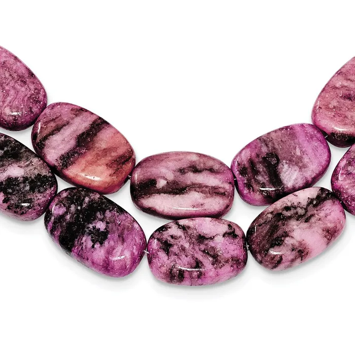 WB Choice Jewelry Necklaces Sterling Silver Charoite Jade Pink and Purple Jasper w2in ext NecklaceWBCQH529318 WB Choice Jewelry Necklaces Sterling Silver Charoite Jade Pink and Purple Jasper w2in ext NecklaceWBCQH529318
