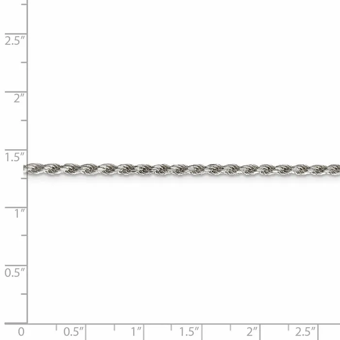 WB Choice Jewelry Rings Sterling Silver 225mm Diamondcut Rope ChainWBCQDC05022 WB Choice Jewelry Rings Sterling Silver 225mm Diamondcut Rope ChainWBCQDC05022