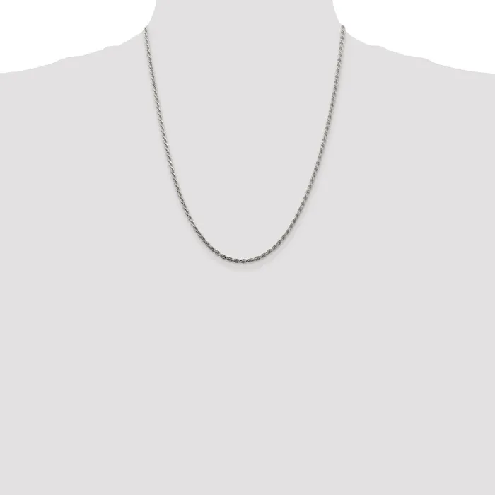 WB Choice Jewelry Rings Sterling Silver 225mm Diamondcut Rope ChainWBCQDC05022 WB Choice Jewelry Rings Sterling Silver 225mm Diamondcut Rope ChainWBCQDC05022