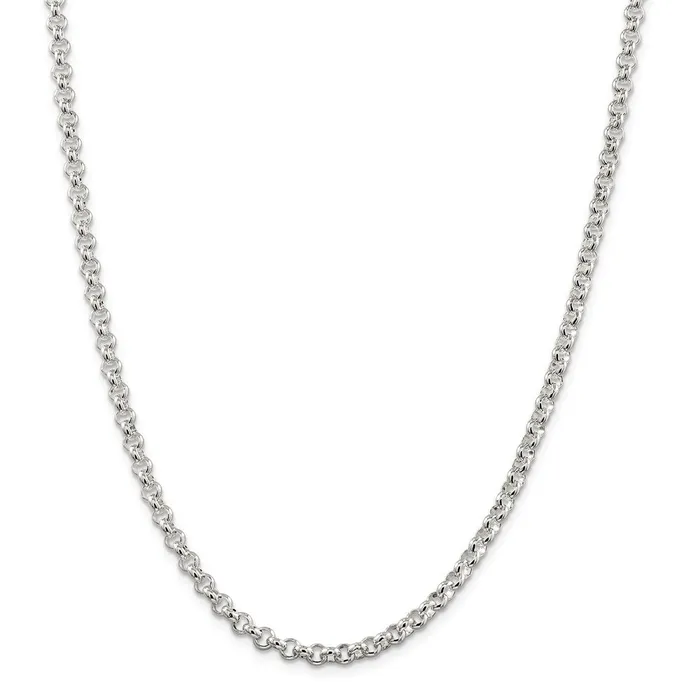 WB Choice Jewelry Rings Sterling Silver 475mm Rolo ChainWBCQFC7624