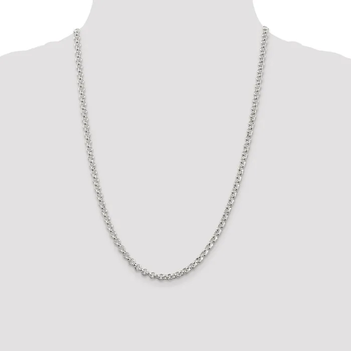 WB Choice Jewelry Rings Sterling Silver 475mm Rolo ChainWBCQFC7624 WB Choice Jewelry Rings Sterling Silver 475mm Rolo ChainWBCQFC7624