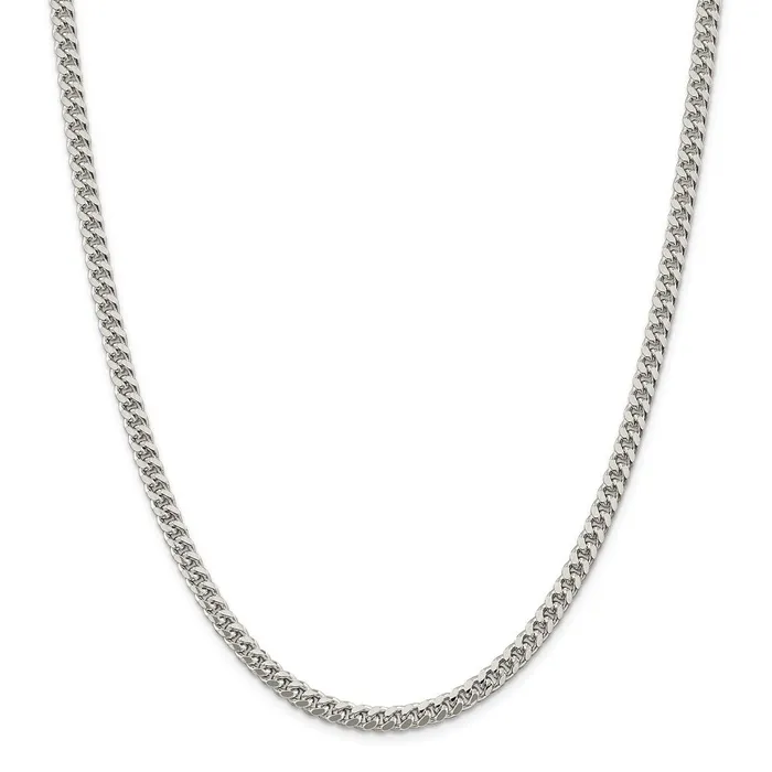 WB Choice Jewelry Rings Sterling Silver 5mm Domed w Side DC Curb ChainWBCQRC15018 WB Choice Jewelry Rings Sterling Silver 5mm Domed w Side DC Curb ChainWBCQRC15018