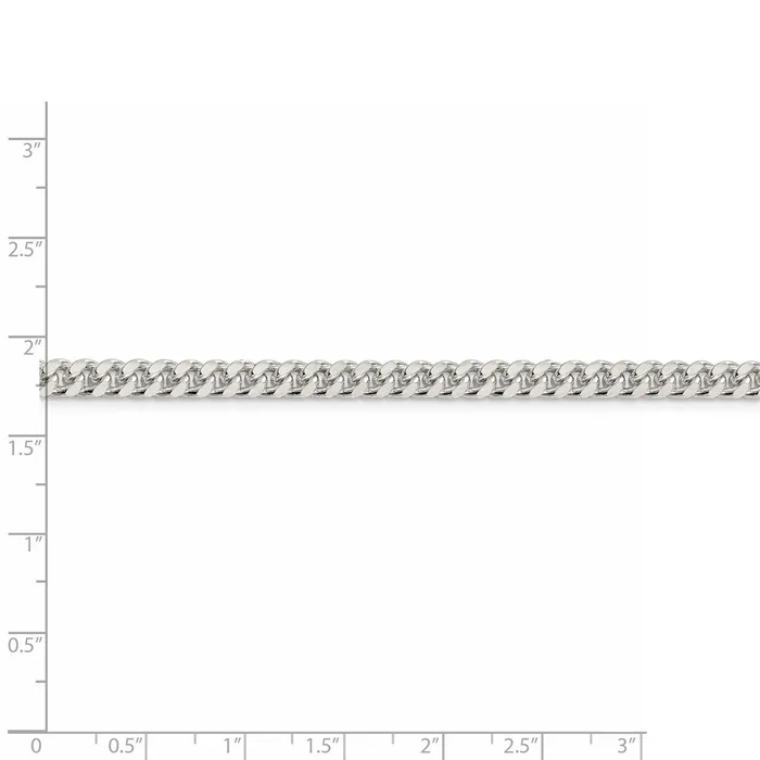 WB Choice Jewelry Rings Sterling Silver 5mm Domed w Side DC Curb ChainWBCQRC15018 WB Choice Jewelry Rings Sterling Silver 5mm Domed w Side DC Curb ChainWBCQRC15018