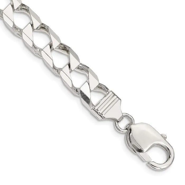 WB Choice Jewelry Rings Sterling Silver 86mm Flat Open Curb ChainWBCQFOC3009