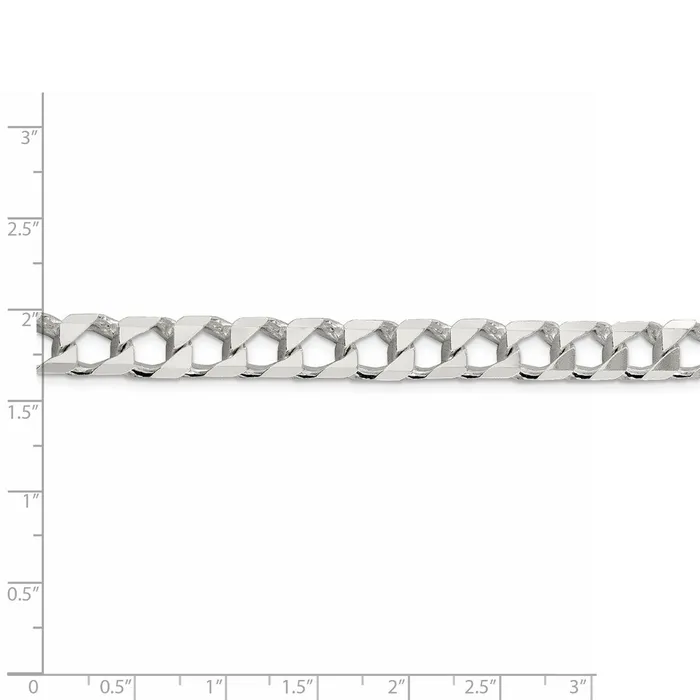 WB Choice Jewelry Rings Sterling Silver 86mm Flat Open Curb ChainWBCQFOC3009 WB Choice Jewelry Rings Sterling Silver 86mm Flat Open Curb ChainWBCQFOC3009