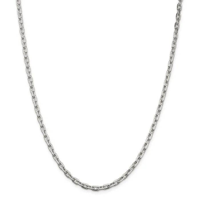 WB Choice Jewelry Sterling Silver 395mm Beveled Oval Cable ChainWBCQCA12030 Rings WB Choice Jewelry Sterling Silver 395mm Beveled Oval Cable ChainWBCQCA12030 Rings