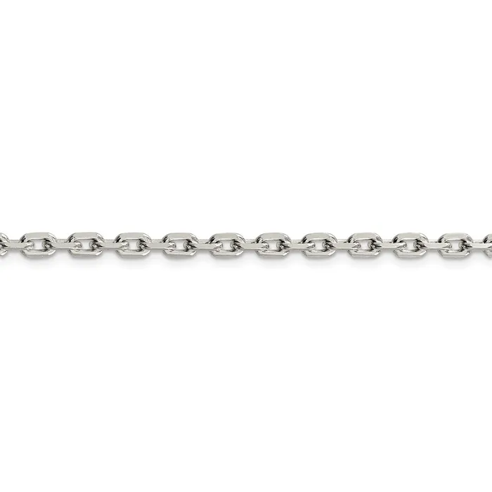WB Choice Jewelry Sterling Silver 395mm Beveled Oval Cable ChainWBCQCA12030 Rings WB Choice Jewelry Sterling Silver 395mm Beveled Oval Cable ChainWBCQCA12030 Rings
