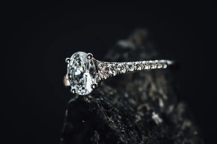 14k White Gold Semi Mount Ring GBC Rings