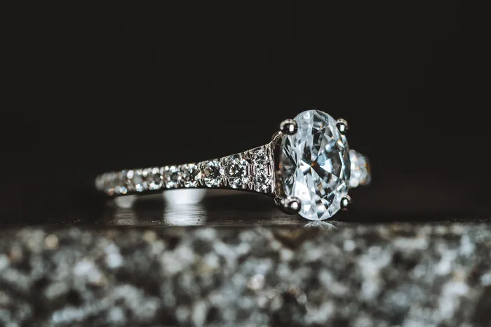 14k White Gold Semi Mount Ring GBC Rings