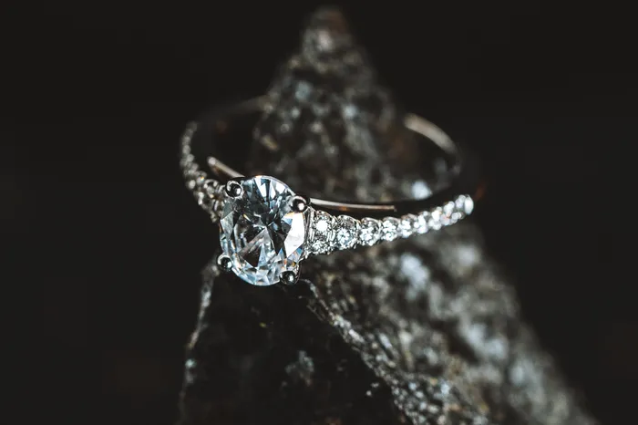 14k White Gold Semi Mount Ring GBC Rings