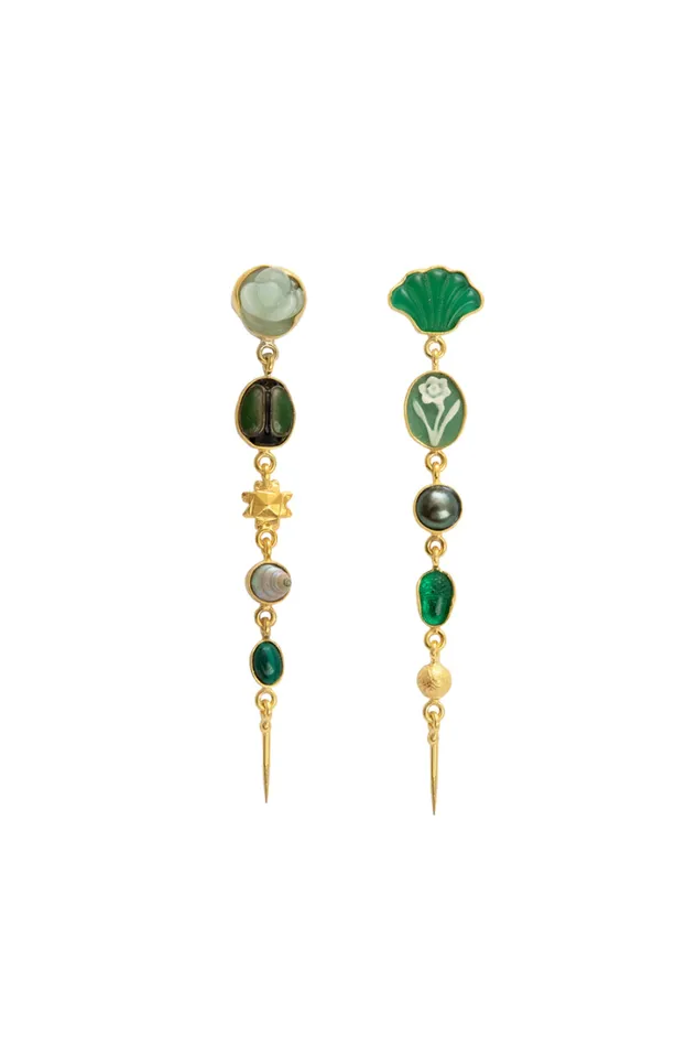 5 Charm Victorian Drop Grainne Morton Charm Necklaces