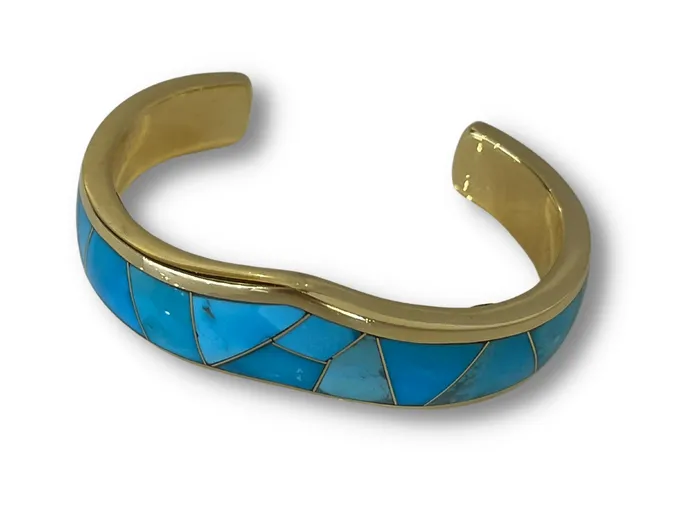 Ben Nighthorse Single V Top Inlay Bracelet Bracelets