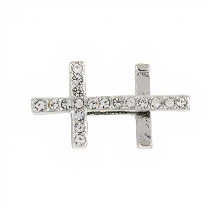 ClaudiaG Charm Necklaces Pav Cross Charm