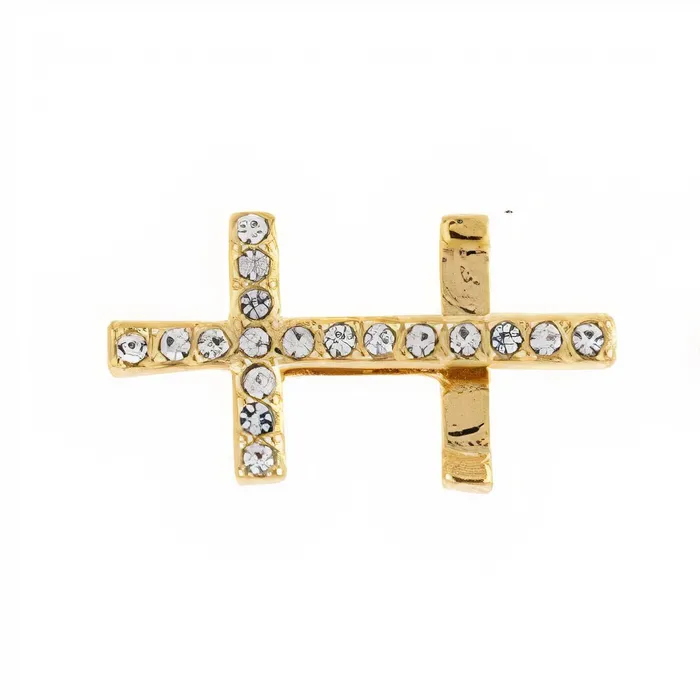 ClaudiaG Charm Necklaces Pav Cross Charm