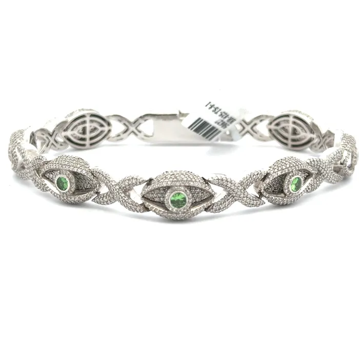 Diamond Evil Eye Bracelet imakegrillzcom Bracelets